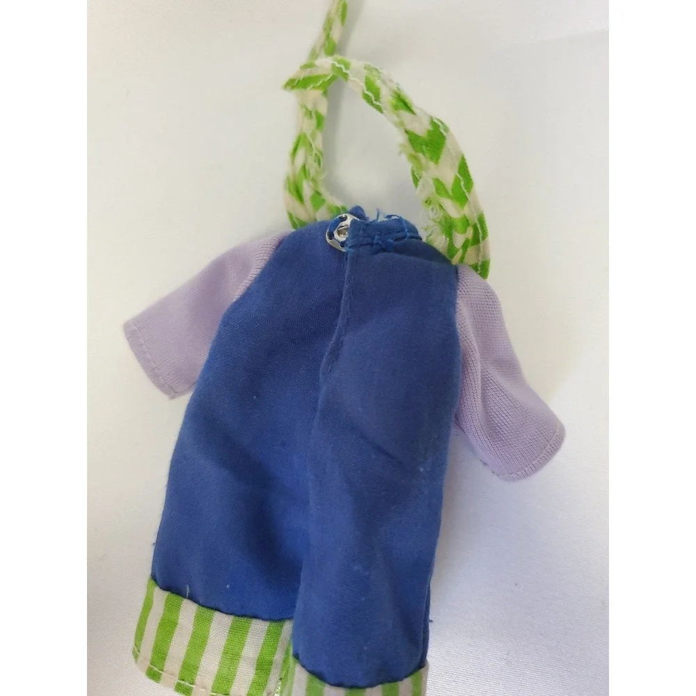VINTAGE STRAWBERRY SHORTCAKE Huckleberry Pie‎ Doll CLOTHES OVERALLS